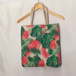 Summer canvas tote